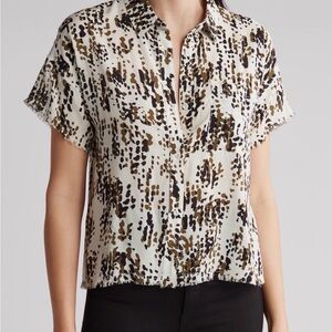 Industry Republic Frayed Hem Camp Shirt